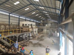 Linha de produção de amido de tapioca da planta de processamento de mandioca da Nigéria