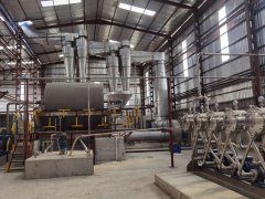 50 toneladas de planta de processamento de amido de mandioca por dia